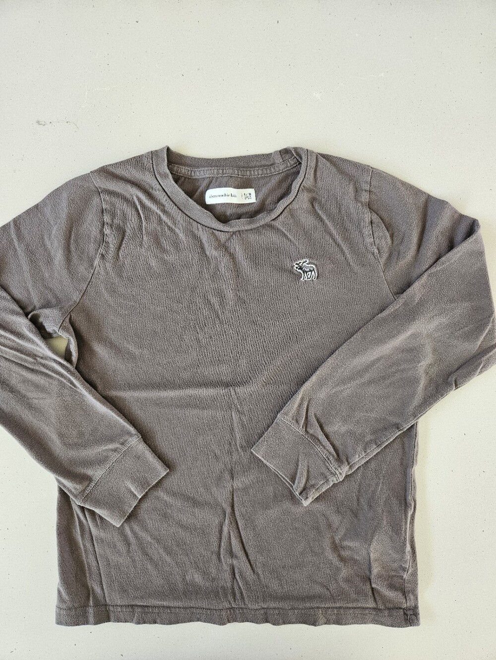Abercrombie Kids T-shirt Lot Of 2 Long Sleeve Green And Gray Purple 9 10 11 12 - Picture 3 of 9
